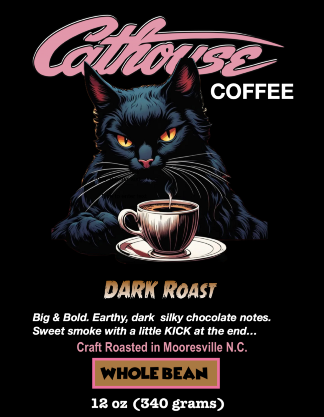 Cathouse Coffee Dark Roast 12 oz.